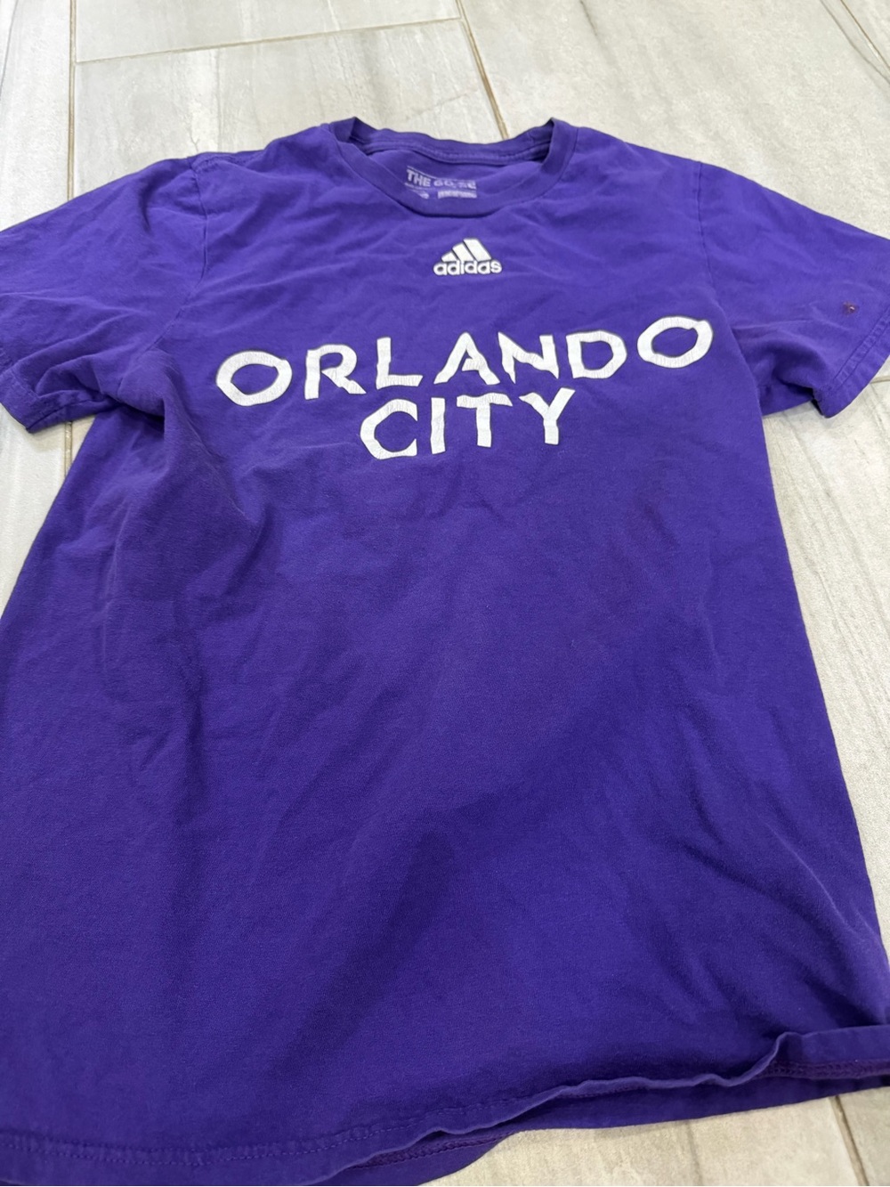 adidas Purple Orlando City Short Sleeve Graphic Tee